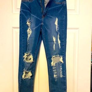 BRAND NEW FASHION NOVA HIGH WAISTED SKINNY JEAN SIZE 5